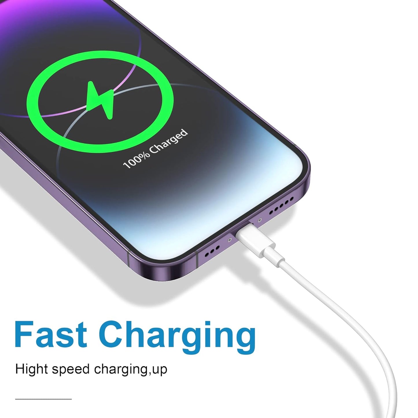 USB-C+C Cable 3ft Two Pack for iPhone/Android charging