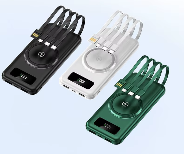 USB-C Power Bank with wireless charging 10,000mAh iPhone 16/15/14/13/12/XR,iPad,Samsung Phones