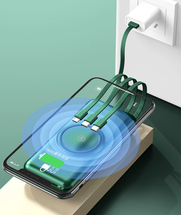 USB-C Power Bank with wireless charging 10,000mAh iPhone 16/15/14/13/12/XR,iPad,Samsung Phones