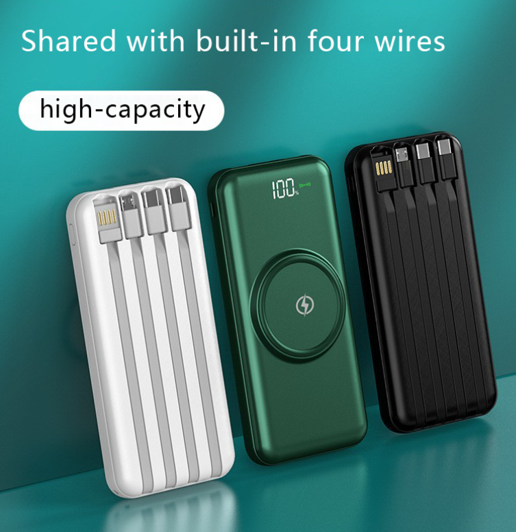 USB-C Power Bank with wireless charging 10,000mAh iPhone 16/15/14/13/12/XR,iPad,Samsung Phones