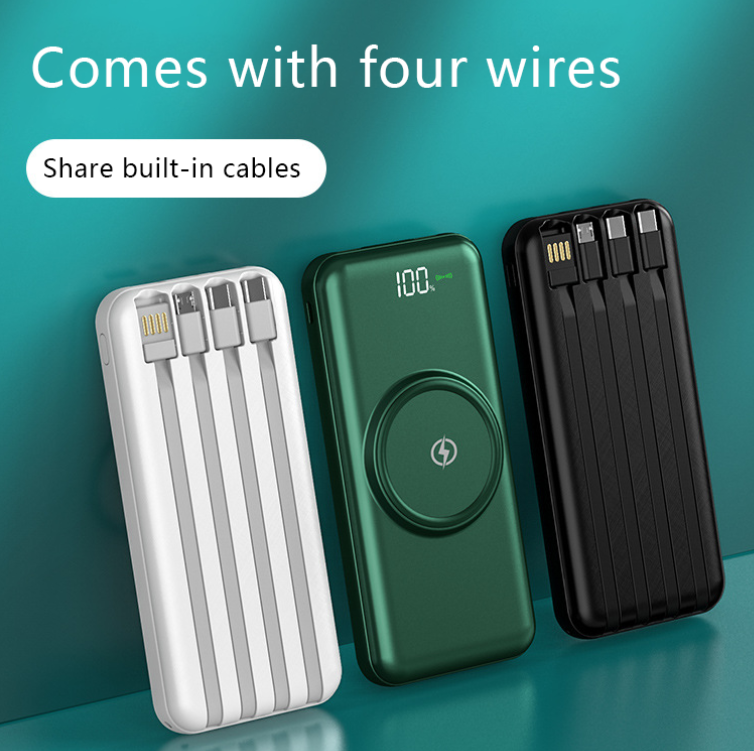 USB-C Power Bank with wireless charging 10,000mAh iPhone 16/15/14/13/12/XR,iPad,Samsung Phones