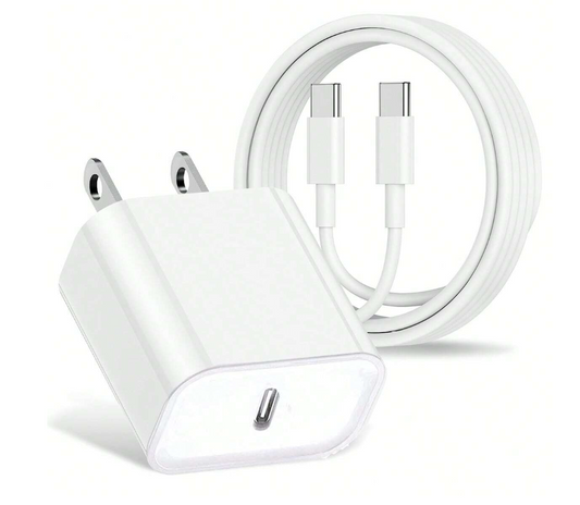 Charger iPhone USB-C+C  iphone, Samsung models