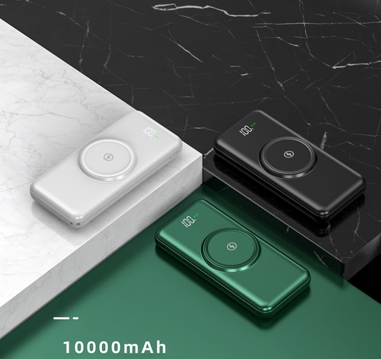 USB-C Power Bank with wireless charging 10,000mAh iPhone 16/15/14/13/12/XR,iPad,Samsung Phones