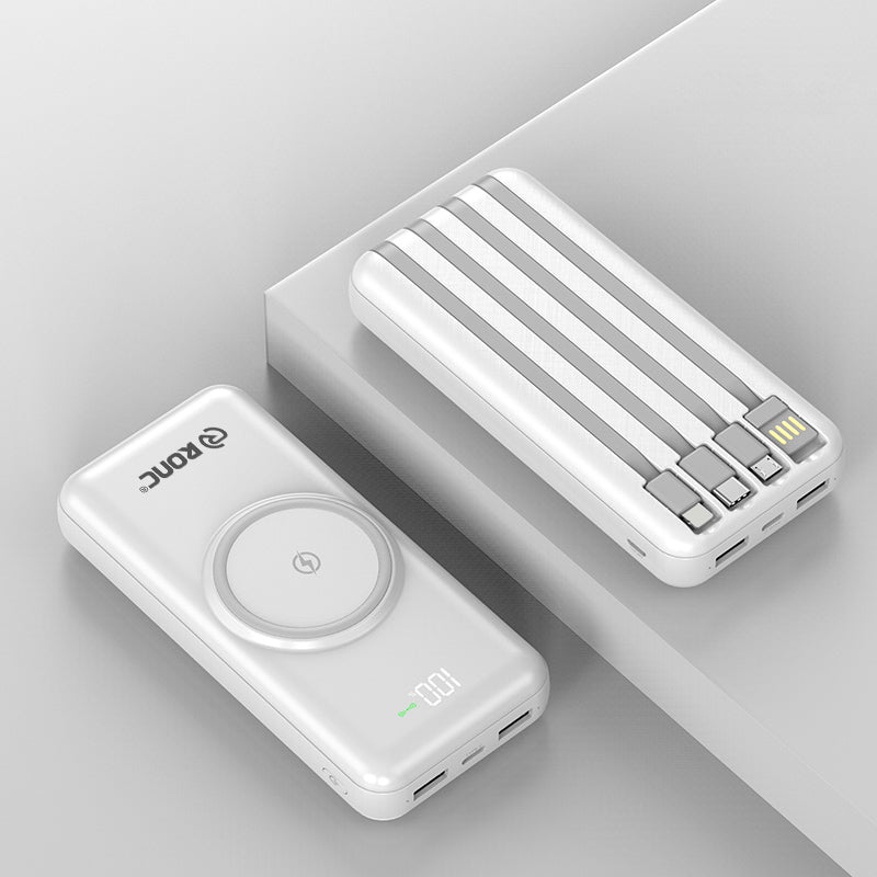 USB-C Power Bank with wireless charging 10,000mAh iPhone 16/15/14/13/12/XR,iPad,Samsung Phones